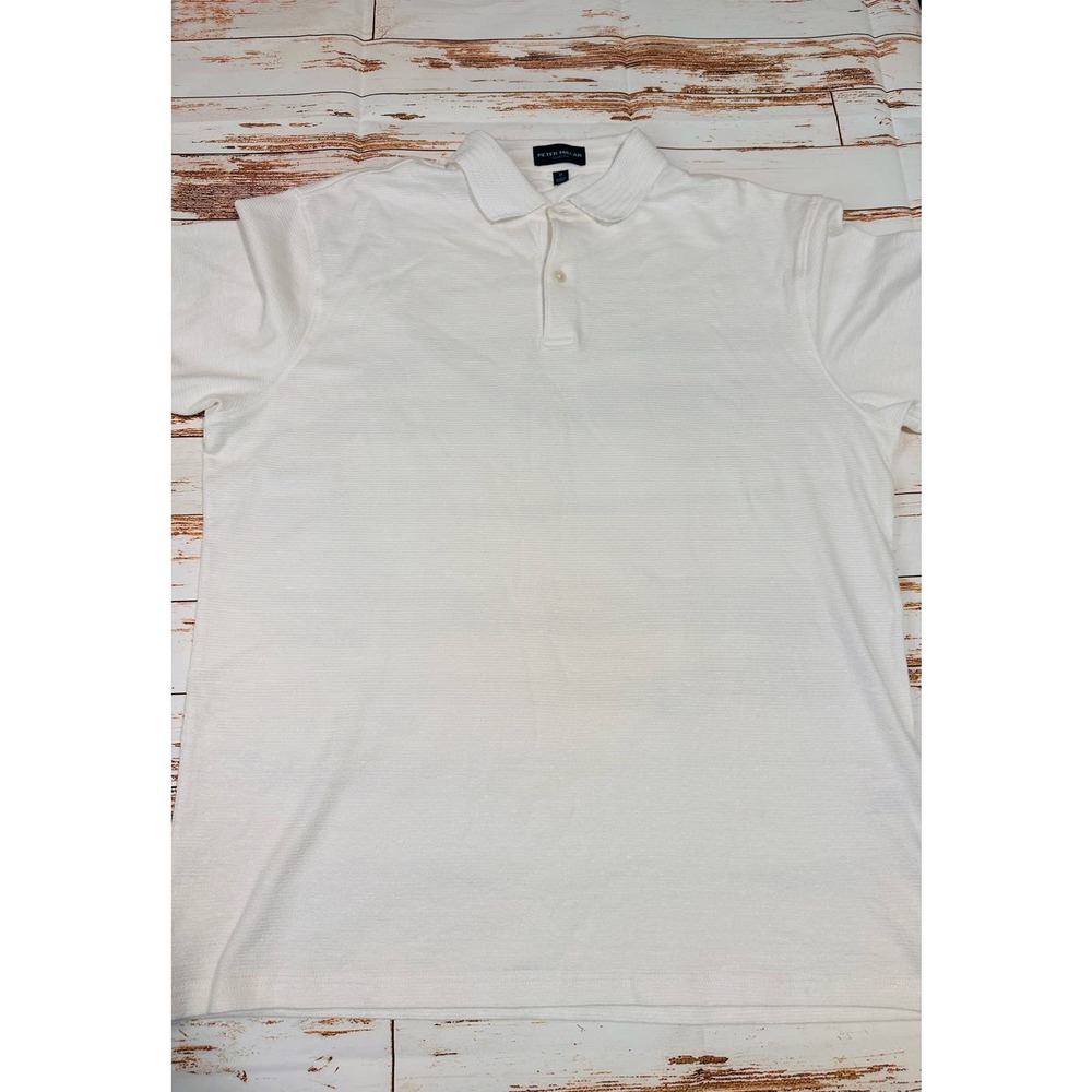 Peter Millar Collection White Polo Mens-Size M
